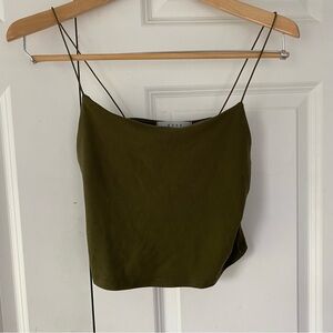 Gaze Olive Double Strap Camisole